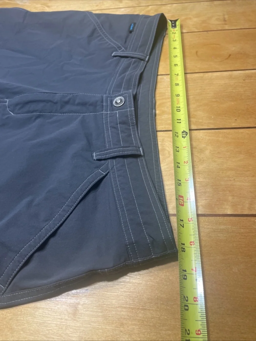 Kuhl Ramblr Shorts Size 38 Color Carbon Outdoor Hiking Cargo 12” Inseam - Picture 13 of 15